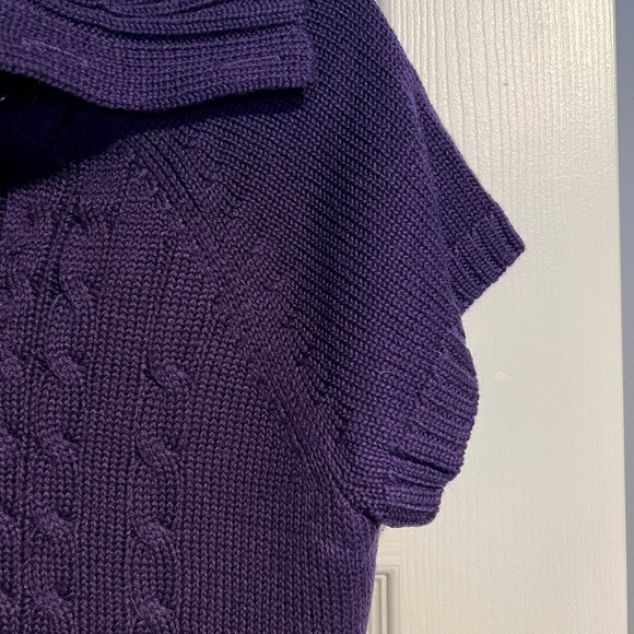 Calvin Klein purple sweater. Size L. - Picture 2 of 8